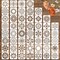 50PCS Mandala Painting Stencils Set – 4x4 Inch Reusable PET Mylar Stencils for DIY Crafts on Wood, Rocks, Canvas, Fabric, Glass & Pottery